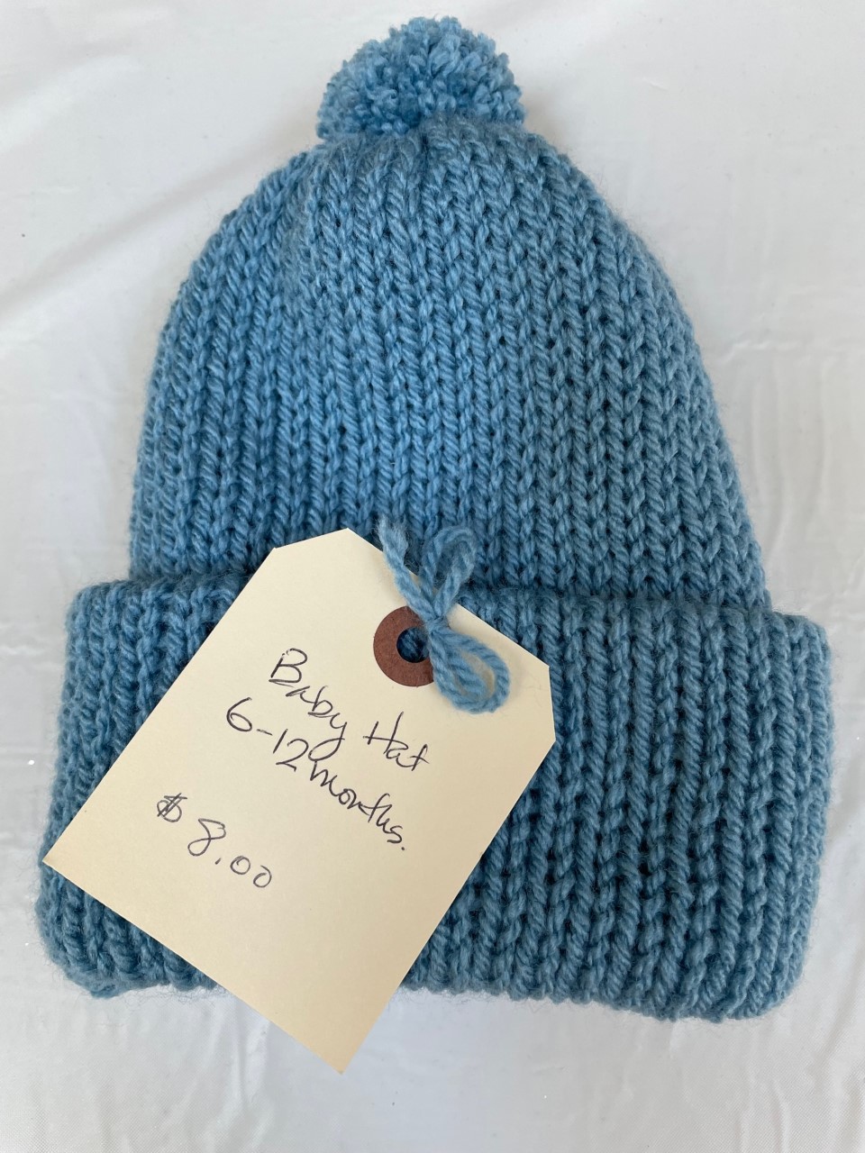 Blue Baby Hat - 6-12 months