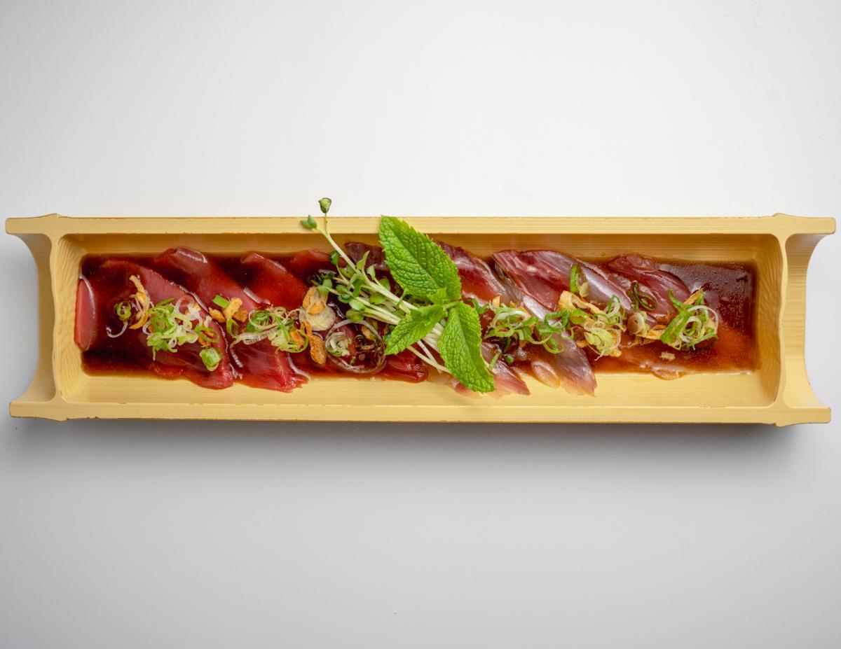 Bluefin & Hamachi Carpaccio Monsoon Izakaya