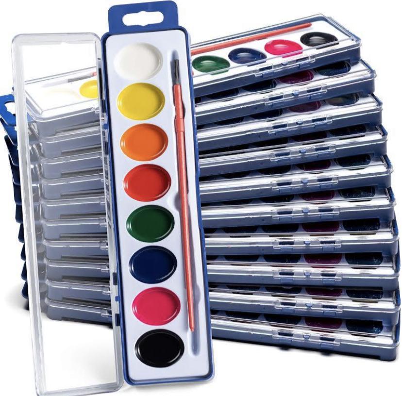 Bulk - Watercolor paint sets - 10 Pack