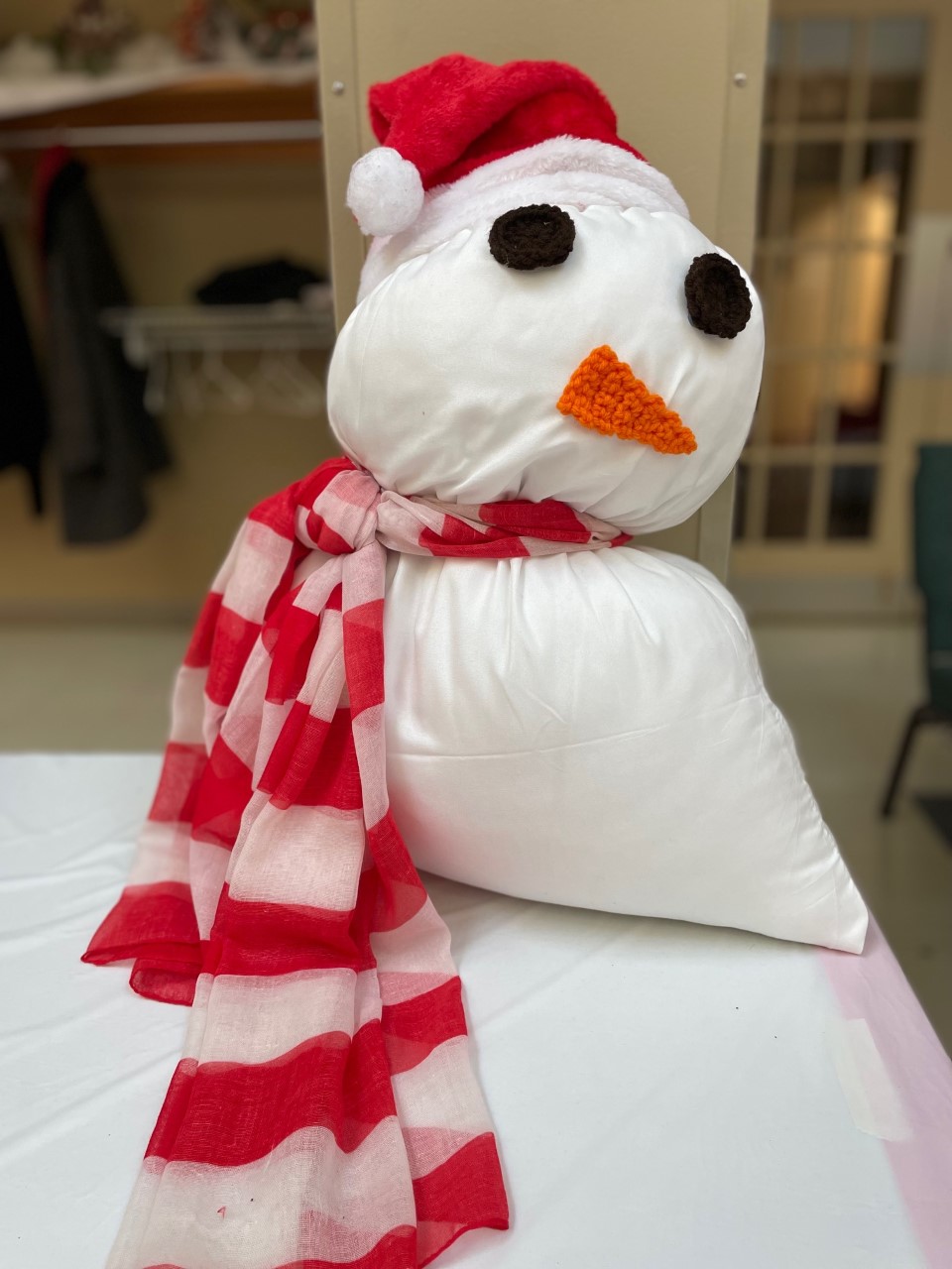 Pillow Snowman