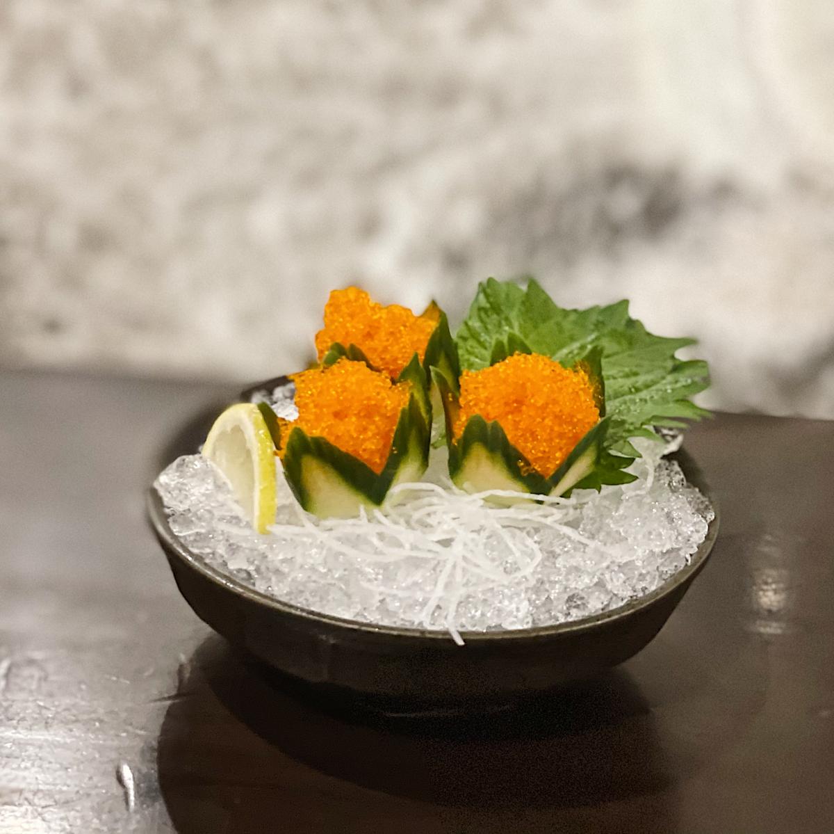 06. Tobiko Sashimi (3pcs) Ke Charcoal Grill And Sushi